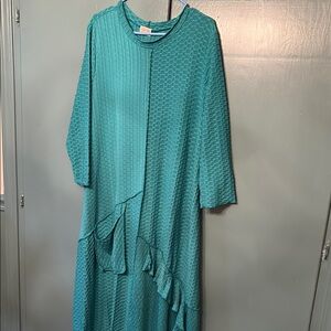 Elegant Teal Dress